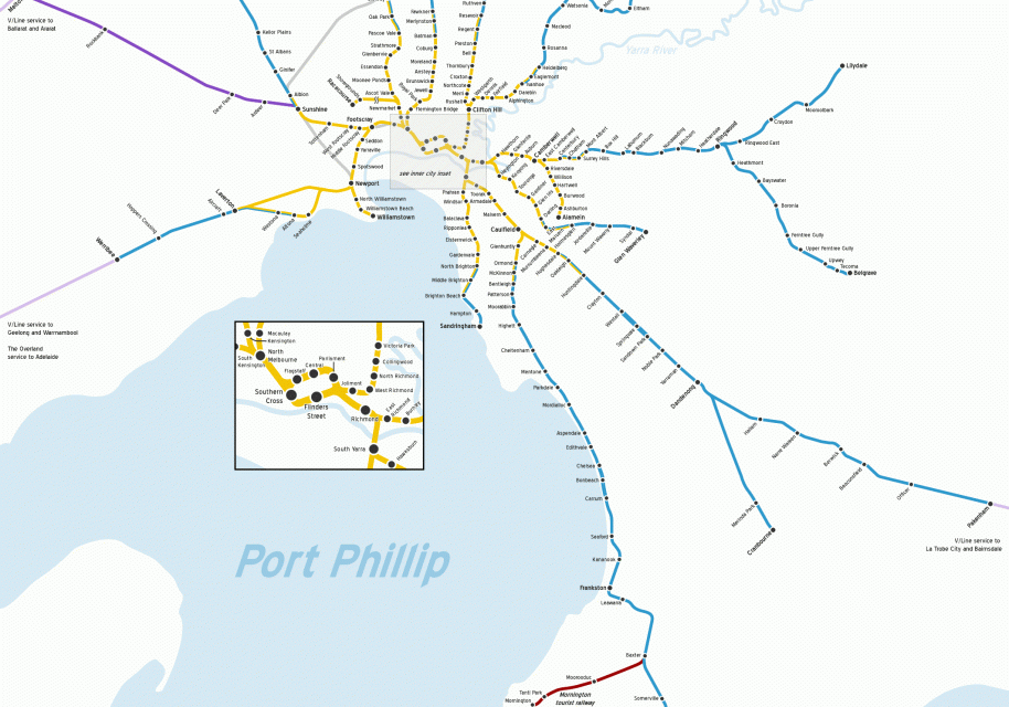 Melbourne versus Singapore Train Network