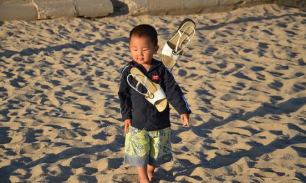 Flying Sandals on Altona Beach