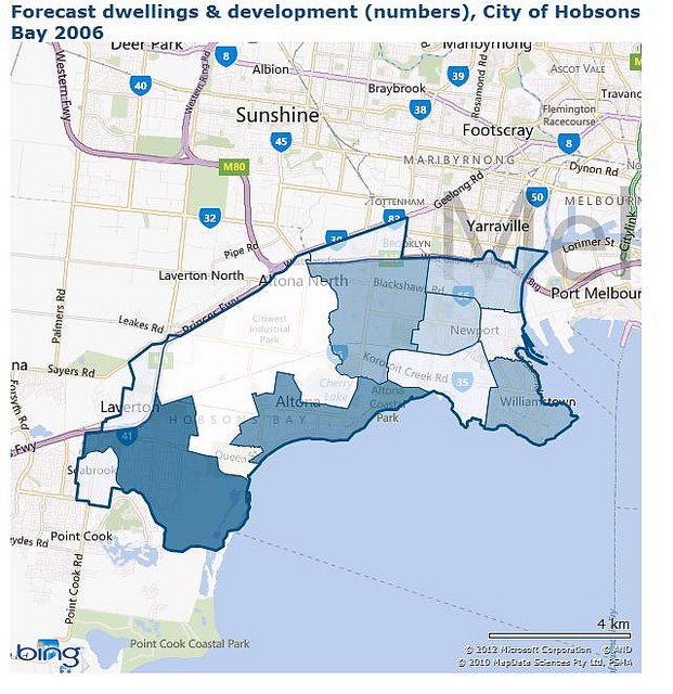 Forecast Dwellings & Development in Hobsons Bay 2031