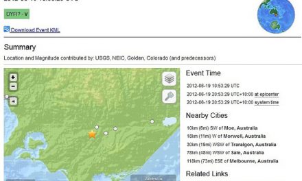 Earthquake in Melbourne