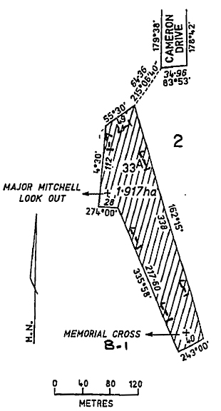 Memorial Cross Reserve Map